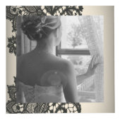 Cube Photo dentelle noire (Devant)