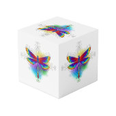 Cube Photo Dragonfly en arc-en-ciel (Angle arrière)