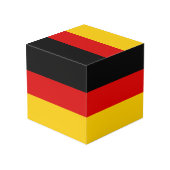 Cube Photo Drapeau allemand (Angle arrière)