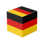 Cube Photo Drapeau allemand (Angle devant)