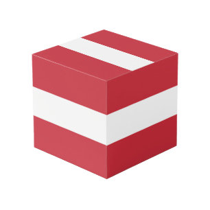 Cube Photo Drapeau autrichien