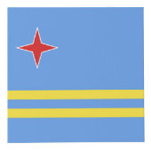 Cube Photo Drapeau d'Aruba (Droite)
