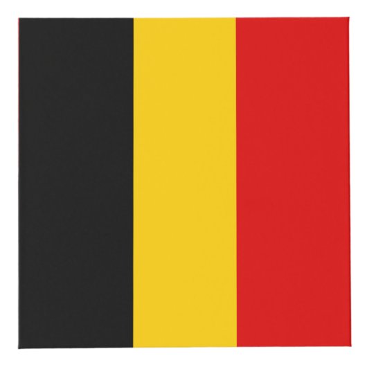 Cube Photo Drapeau de Belgique (Droite)