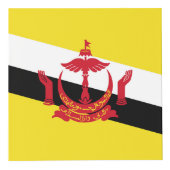 Cube Photo Drapeau de Brunei (Droite)