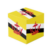 Cube Photo Drapeau de Brunei (Angle arrière)