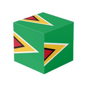 Cube Photo Drapeau de Guyana