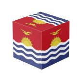 Cube Photo Drapeau de Kiribati (Angle arrière)