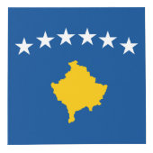 Cube Photo Drapeau de Kosovo (Devant)