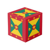 Cube Photo Drapeau de la Grenade (Angle arrière)