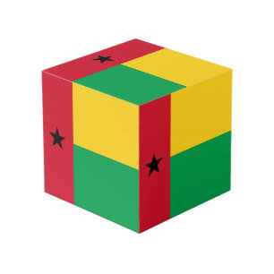 Cube Photo drapeau de la Guinée-Bissau