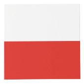 Cube Photo Drapeau de la Pologne (Devant)