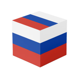 Cube Photo Drapeau de la Russie