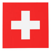 Cube Photo Drapeau de la Suisse (Devant)