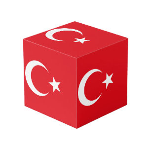 Cube Photo Drapeau de la Turquie
