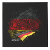 Cube Photo Drapeau de l'Allemagne (Droite)