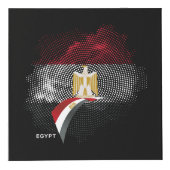 Cube Photo Drapeau de l'Égypte (Devant)