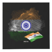 Cube Photo Drapeau de l'Inde (Droite)