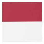 Cube Photo Drapeau de Monaco (Devant)