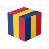Cube Photo Drapeau de Roumanie (Angle arrière)