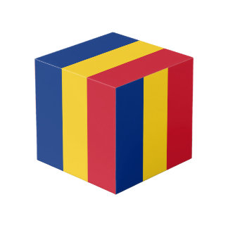 Cube Photo Drapeau de Roumanie
