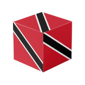 Cube Photo Drapeau de Trinité-et-Tobago (Angle devant)