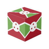 Cube Photo Drapeau du Burundi (Angle arrière)