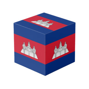 Cube Photo drapeau du Cambodge
