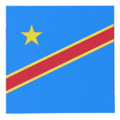 Cube Photo drapeau du Congo (Devant)