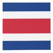 Cube Photo Drapeau du Costa Rica (Droite)