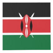 Cube Photo Drapeau du Kenya (Devant)