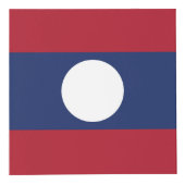 Cube Photo Drapeau du Laos (Droite)