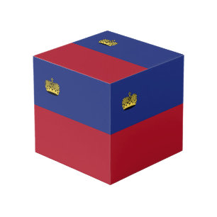 Cube Photo Drapeau du Liechtenstein