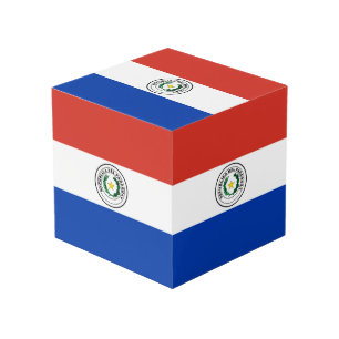 Cube Photo Drapeau du Paraguay