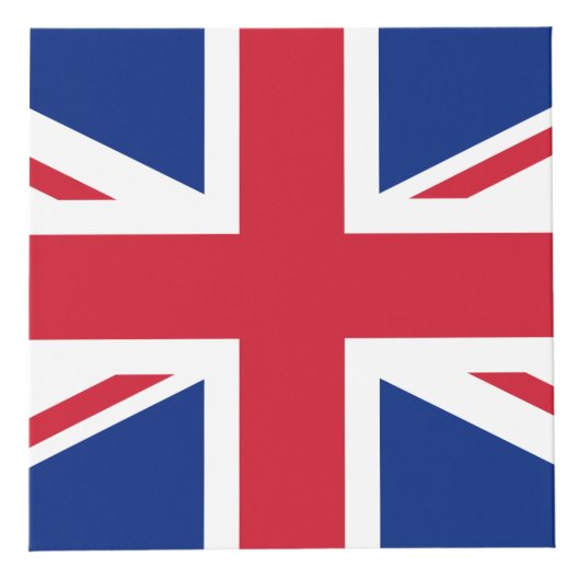 Cube Photo Drapeau du Royaume-Uni (Devant)
