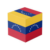 Cube Photo Drapeau du Venezuela (Angle arrière)