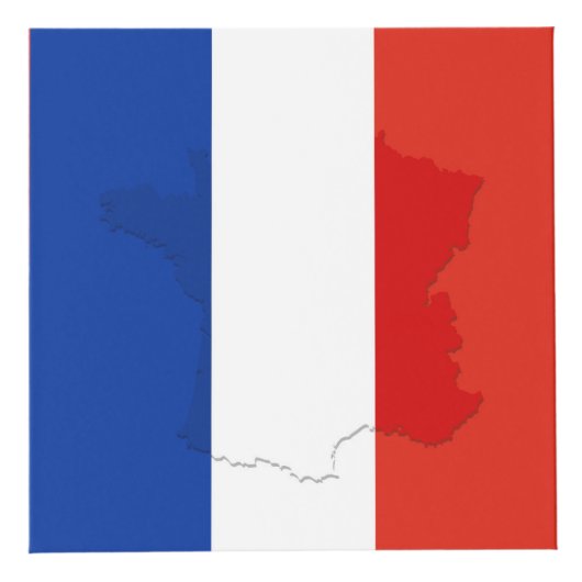 Cube Photo drapeau français (Droite)