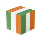 Cube Photo Drapeau irlandais (Angle arrière)