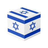 Cube Photo Drapeau Israël (Angle arrière)