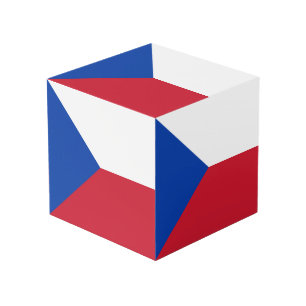 Cube Photo Drapeau République tchèque