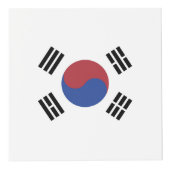 Cube Photo drapeau sud-coréen (Droite)