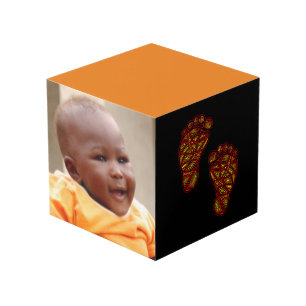 Cube Photo Empreintes bébé