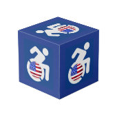 Cube Photo États-Unis handicapés (Angle arrière)