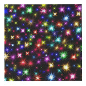 Cube Photo Étincelles arc-en-ciel dans l'espace (Devant)