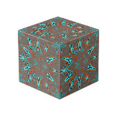 Cube Photo Étoile fractale de la complexité future (Angle devant)