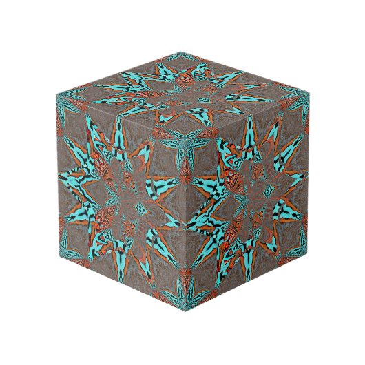 Cube Photo Étoile fractale de la complexité future (Angle devant)