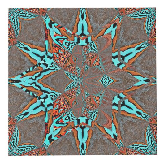 Cube Photo Étoile fractale de la complexité future (Devant)