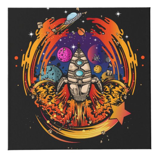 Cube Photo Exploser le vaisseau spatial (Droite)