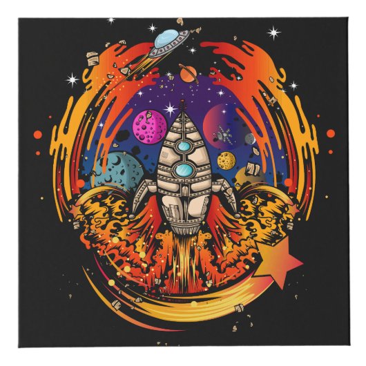 Cube Photo Exploser le vaisseau spatial (Devant)