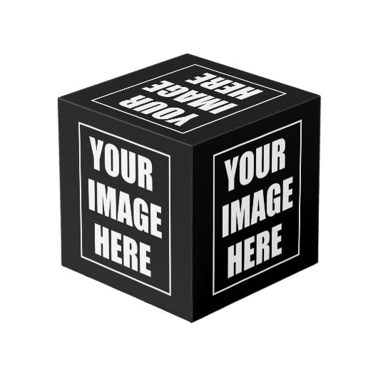 Cube Photo Faites-lui vos propres (Angle arrière)