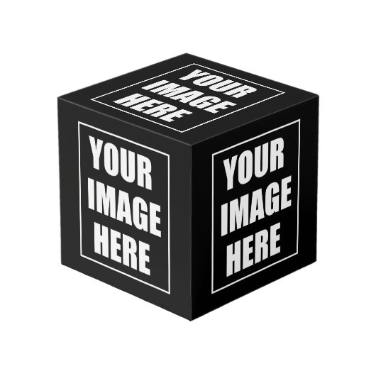 Cube Photo Faites-lui vos propres (Angle devant)